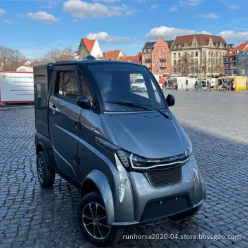 EEC Approval 4 Wheel Long Distance Electric Mini Car for Cargo Delivery